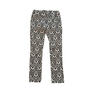 Twiggy London Black White Print Casual Business Dress Pants Women’s Size 10